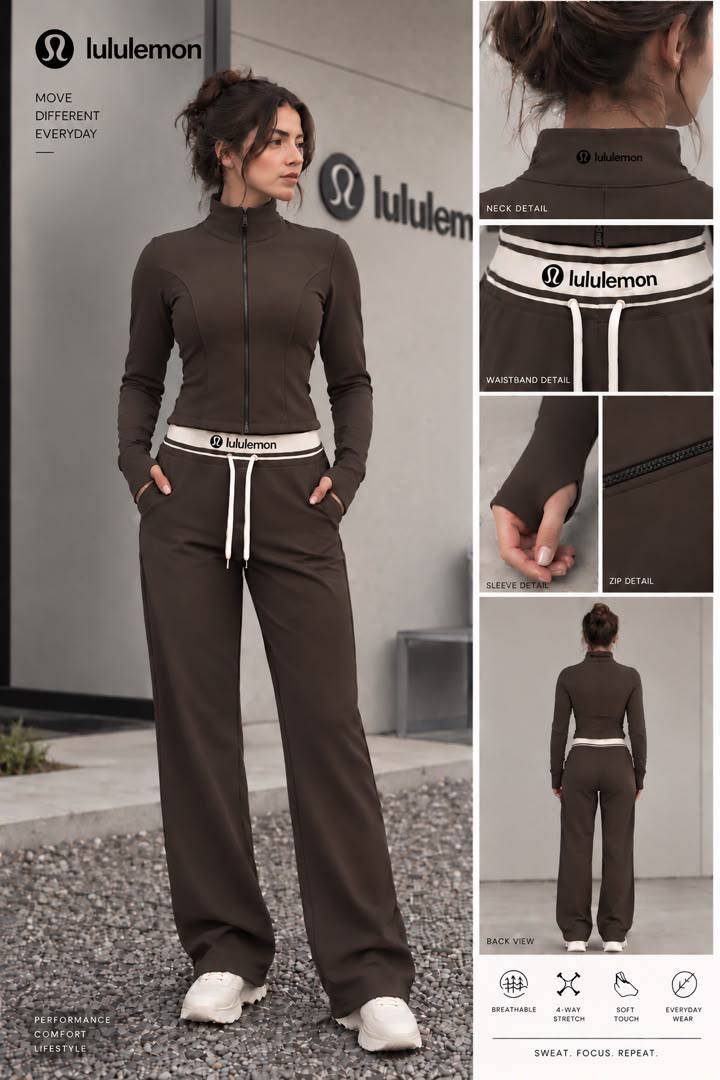 ست سویشرت و شلوار lululemon کد 297